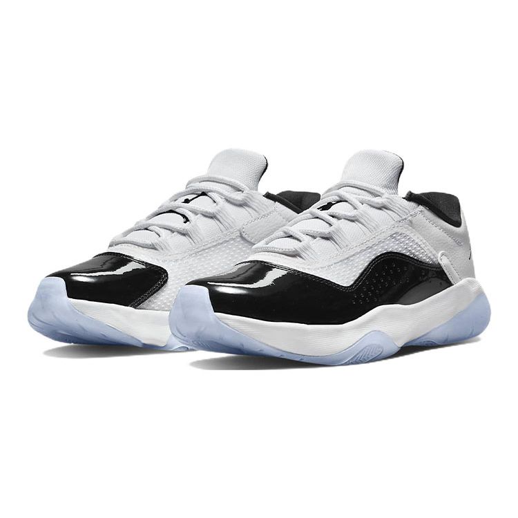 Air Jordan 11 Comfort Low GS Concord Kids Sneakers White Black DV2208-100
