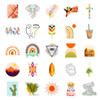 50 BOHO Style Stickers New Style Artist Bohemia Creative Notes Suitcase