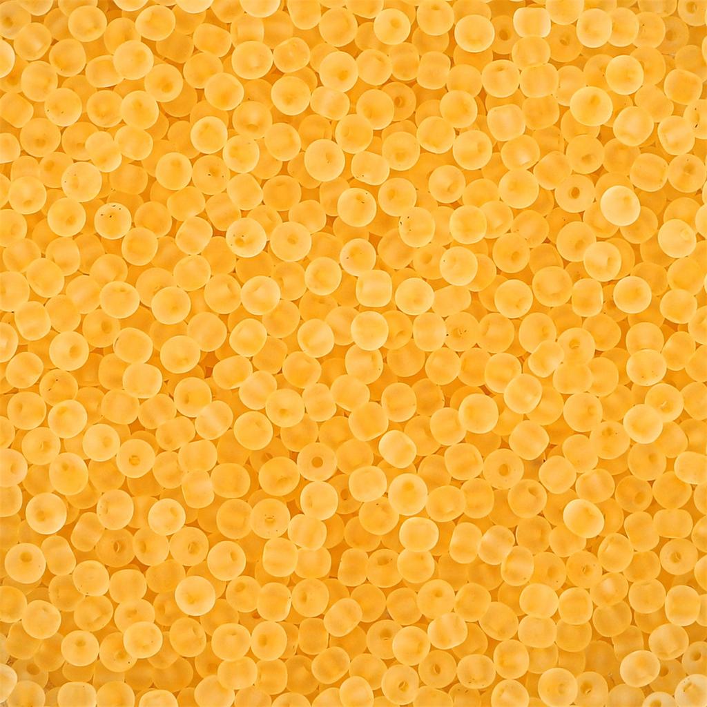 Frosted Clear Glass Seed Beads, DIY Jewelry Making Supplies