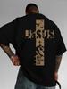 Summer Christian Style Jesus Cross Pattern Printed Shortsleeved Unisexs Tshirt With Faith Theme Loose And Trendy Top