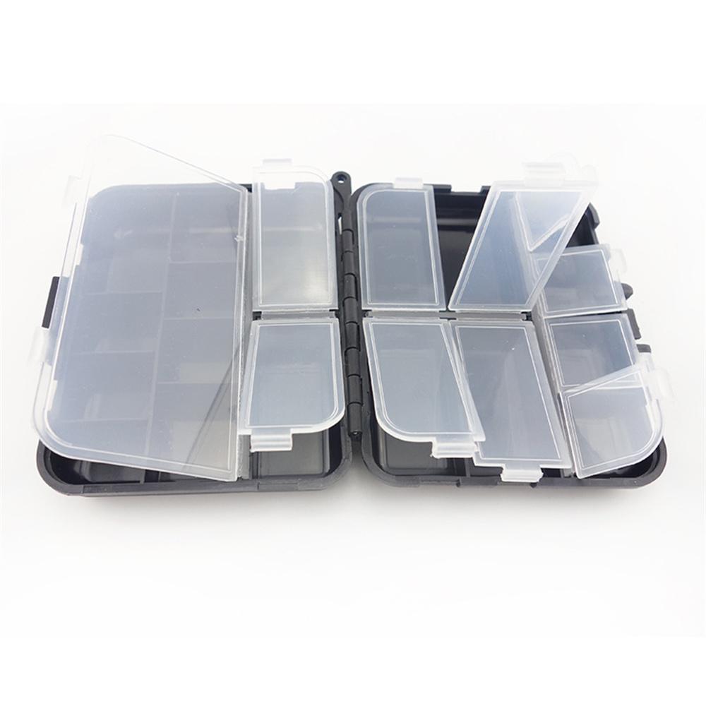 1 Piece 12x10x3.5cm Mini Storage Case Flying Fishing Tackle Box ABS Material New
