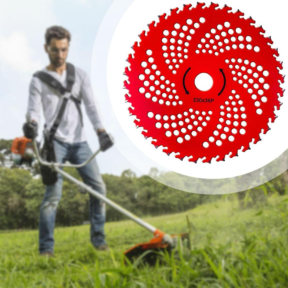 36tooth Carbide Tipped Blades for Brush Cutter Weed Eater Trimmer Compatible with Lawn Care Farmland Roadside Maintenance