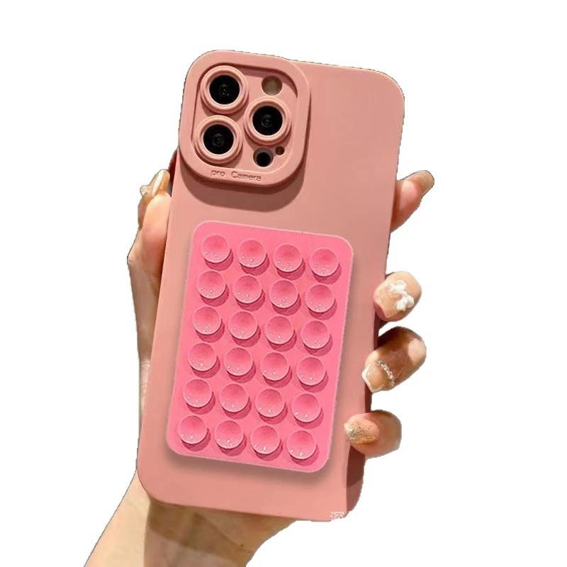 Silikon-Saugnapf für iPhone17promax Handyhülle 16/15 Pupillenauge 14 Anti-Drop 11 Schutzhülle