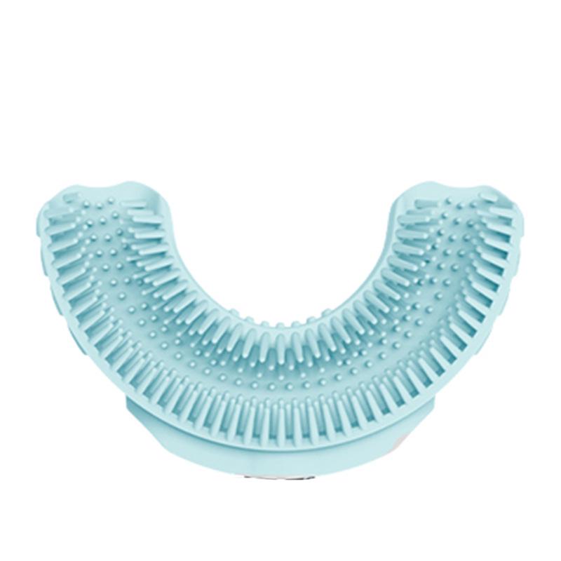 Popular U-Shaped Kids' Electric Toothbrush with Soft Silicone Bristles, Waterproof & Rechargeable