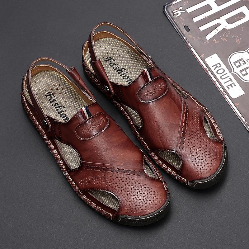 Summer Sandals Men Classic Roman Sandals 2025 Slipper Outdoor Sneaker Beach Rubber Flip Flops Men Water Trekking Sandals