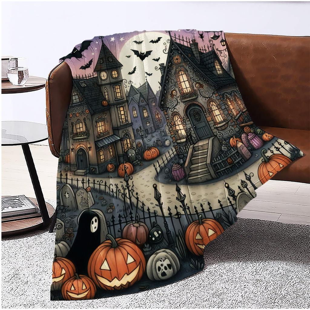 Halloween Print Blanket