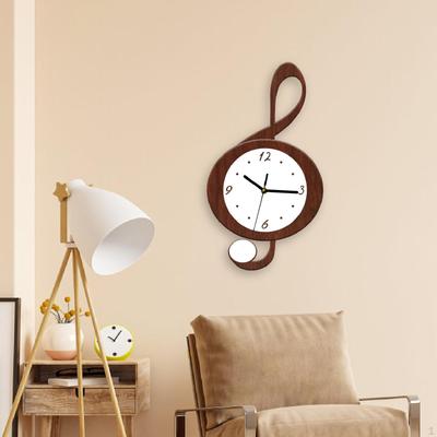 Wall Clock Decor Creative Mute Art Stylish Nordic Gift Decorative Ornament for Kitchen Indoor