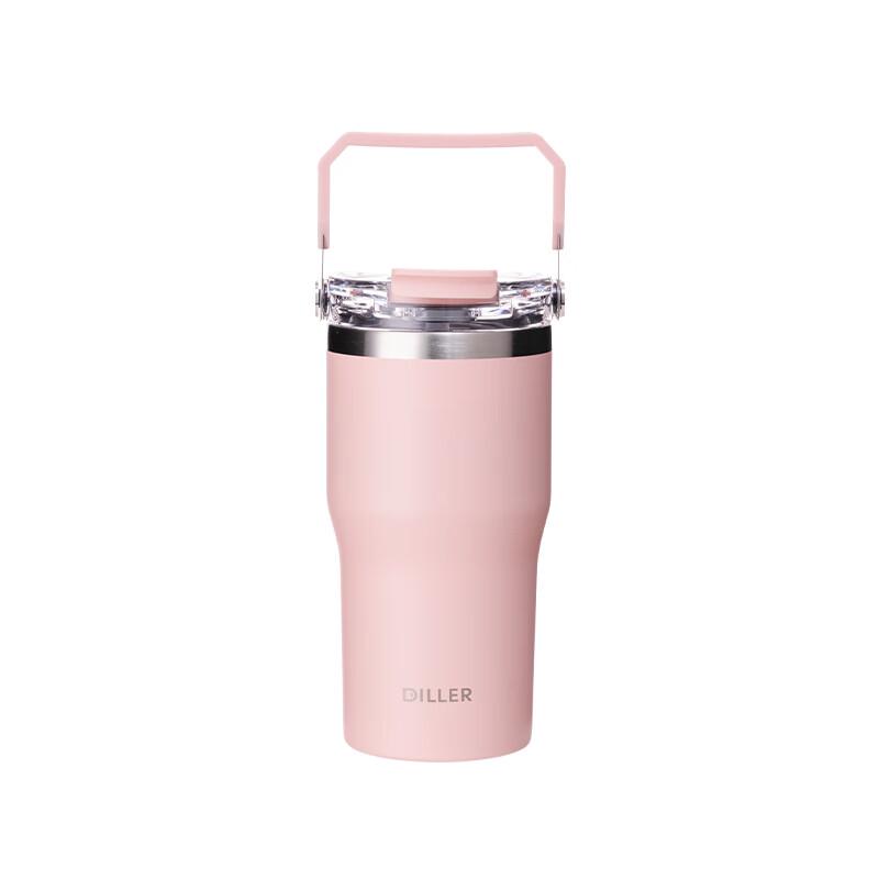 Dilebell 620ml Straw Insulated Cup