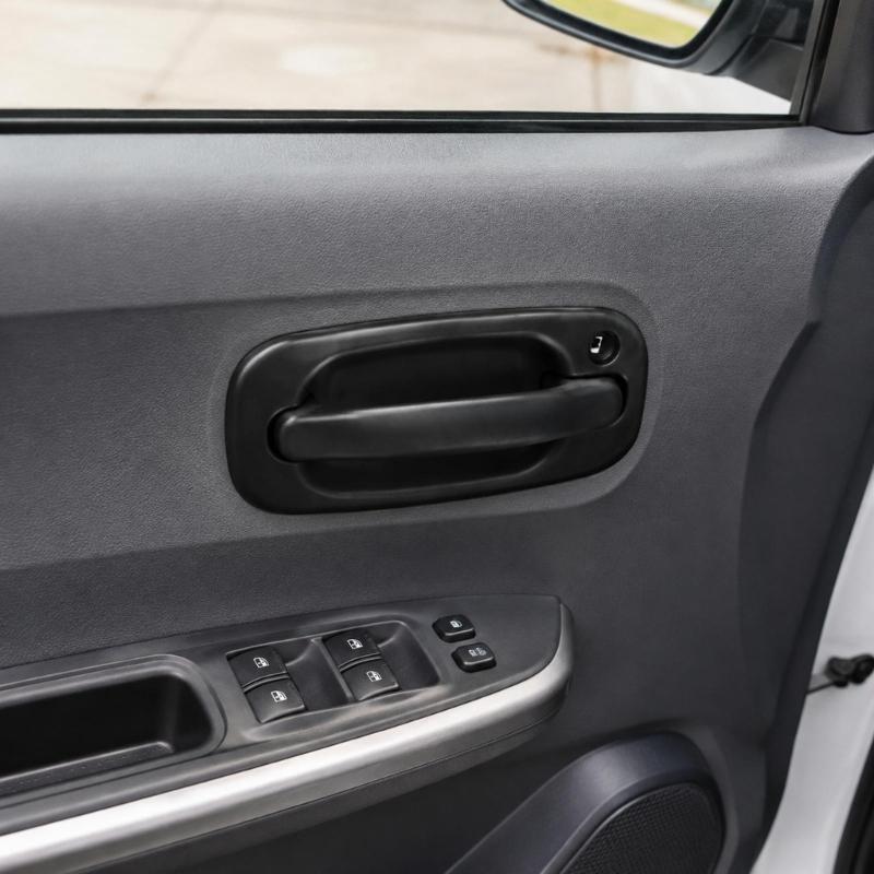 Black Outside Door Handle Replacement for 15034985FL 15034986FR, Front Left Right Car Door Handle Repair Set with Tool