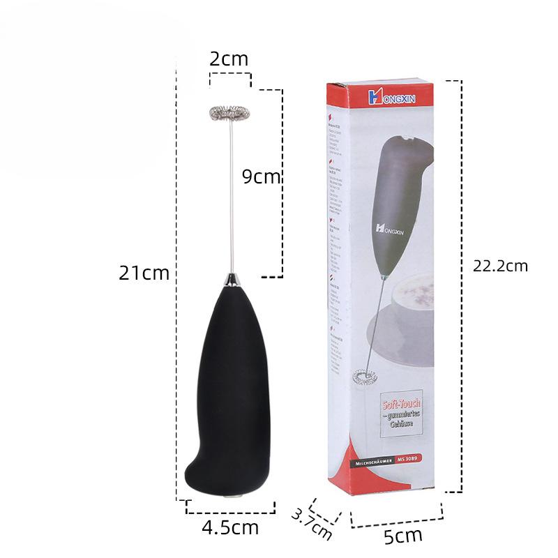 Milk Foamer, Handheld Electric Milk Mixer Coffee BlenderElectric Egg Beater Milk Foamer with Stand