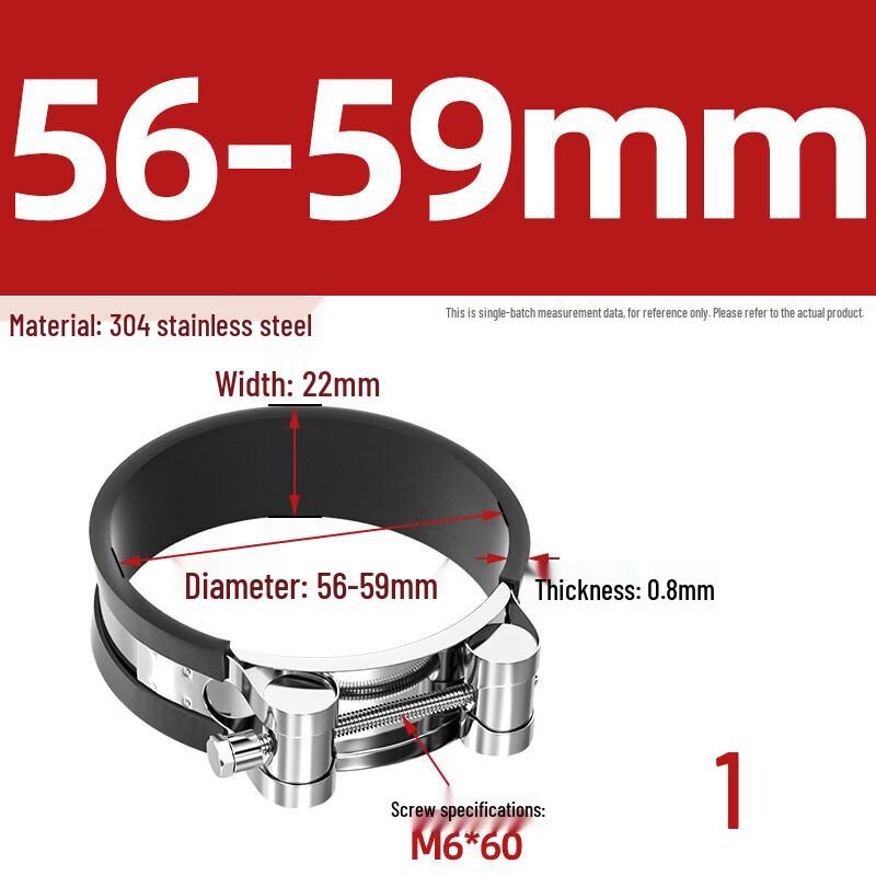 304 Stainless Steel Heavy-Duty European Hose Clamp