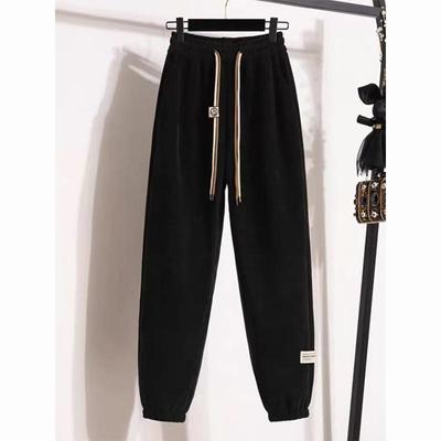  Winter Plus Velvet Thickened Middle-aged and Elderly Women's Pants Arctic Velvet Warm Casual Pants Plus Size Leggings