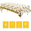 APOWBLS Sunflower Party Tablecloth Decorations, Disposable Sunflower Tablecloth for Birthday, Baby Shower, Bridal Shower, Vibrant Yellow Floral Theme