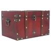 Treasure Chest Storage Box Antique Exquisite Wooden Jewelry Box for Movie Props Window Display