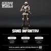 Acid Rain World FAV-C03 Sand Infantry, 1/18 Scale Pre-painted Articulated Military Figure (The Last Line of Defense) by TOYS ALLIANCE