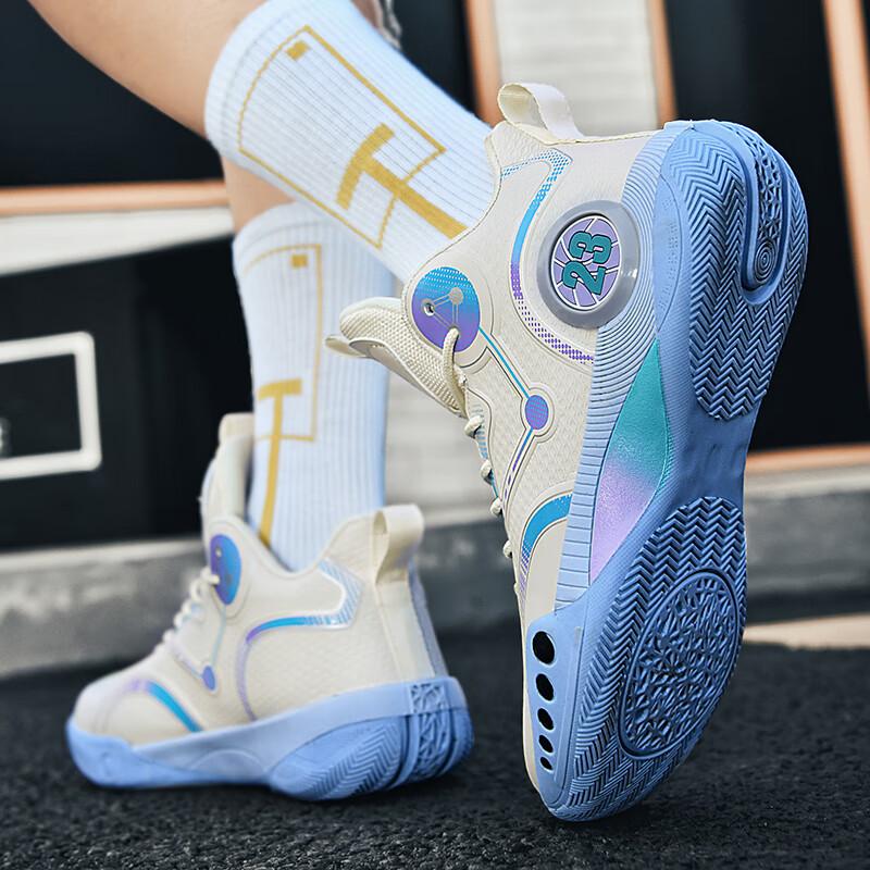 

Outdoor James basketball shoes men s teenagers children s older children s sneakers non-slip and wear-resistant autumn and summer breathable sport 34