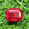22.90 Ct Heated Ceylon Red Ruby Radiant Cut Faceted Loose Gemstone