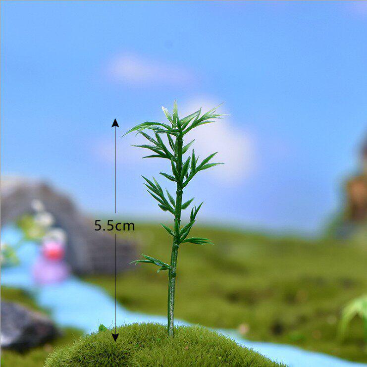 Decorative Miniature Trees & Succulents for Landscaping: Mini Fruit, Willow, Golden Leaf Trees, Moss Micro Landscape DIY Materials