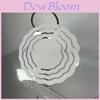 Aluminum Diy Heat Transfer 3d Wind Chime Hanging Ornament For Home Decor And Gift