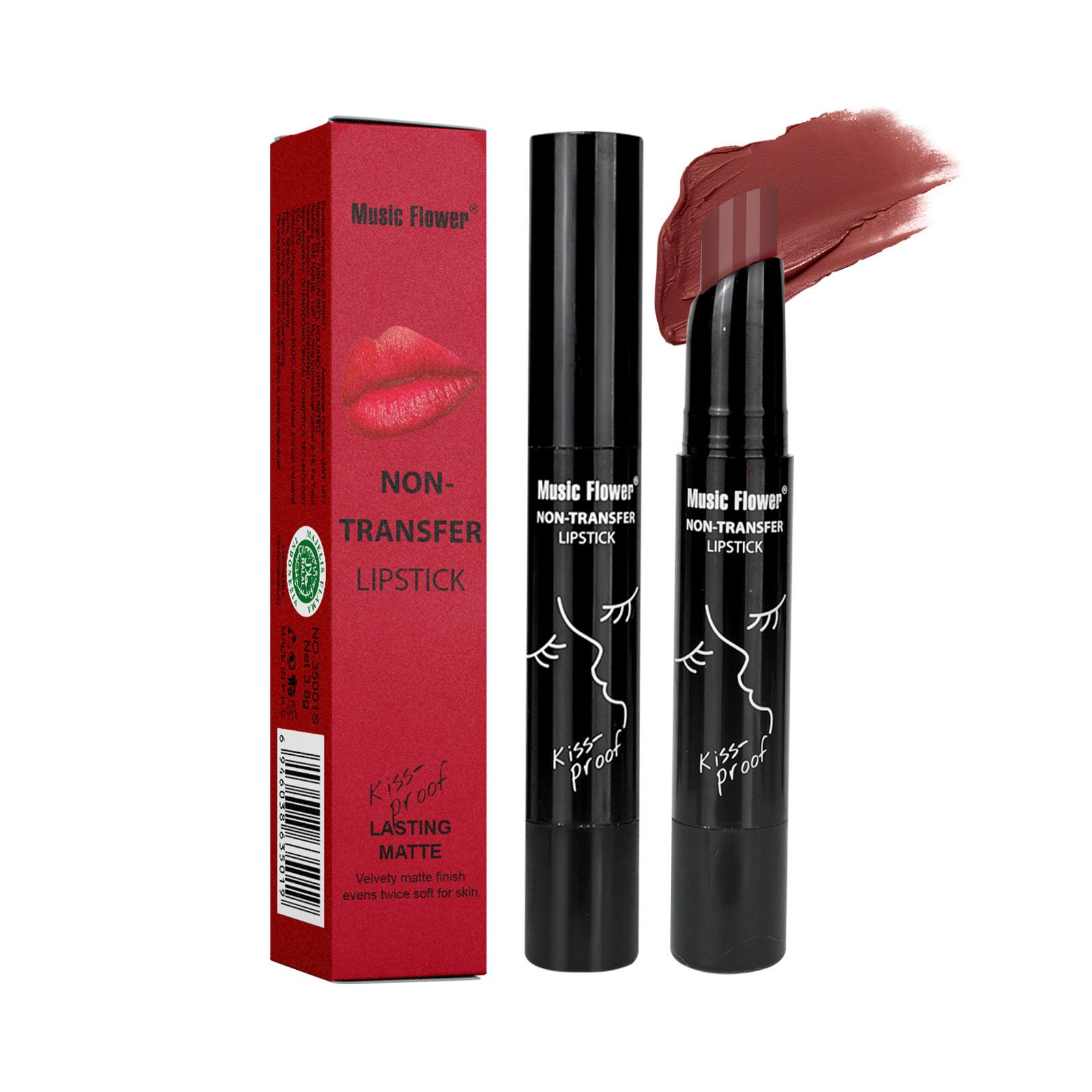 

Не окрашивается губной помадой, держит макияж бархатным, не легко выцветает