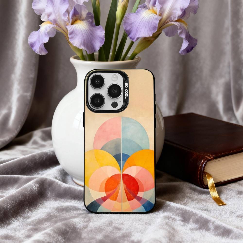

P-Painting H-Hilma A-AF K-Klint Phone Case For iPhone17,16,15,14,13,12,11 Plus,Pro Max Black Candy silver phone case iPhone15promax