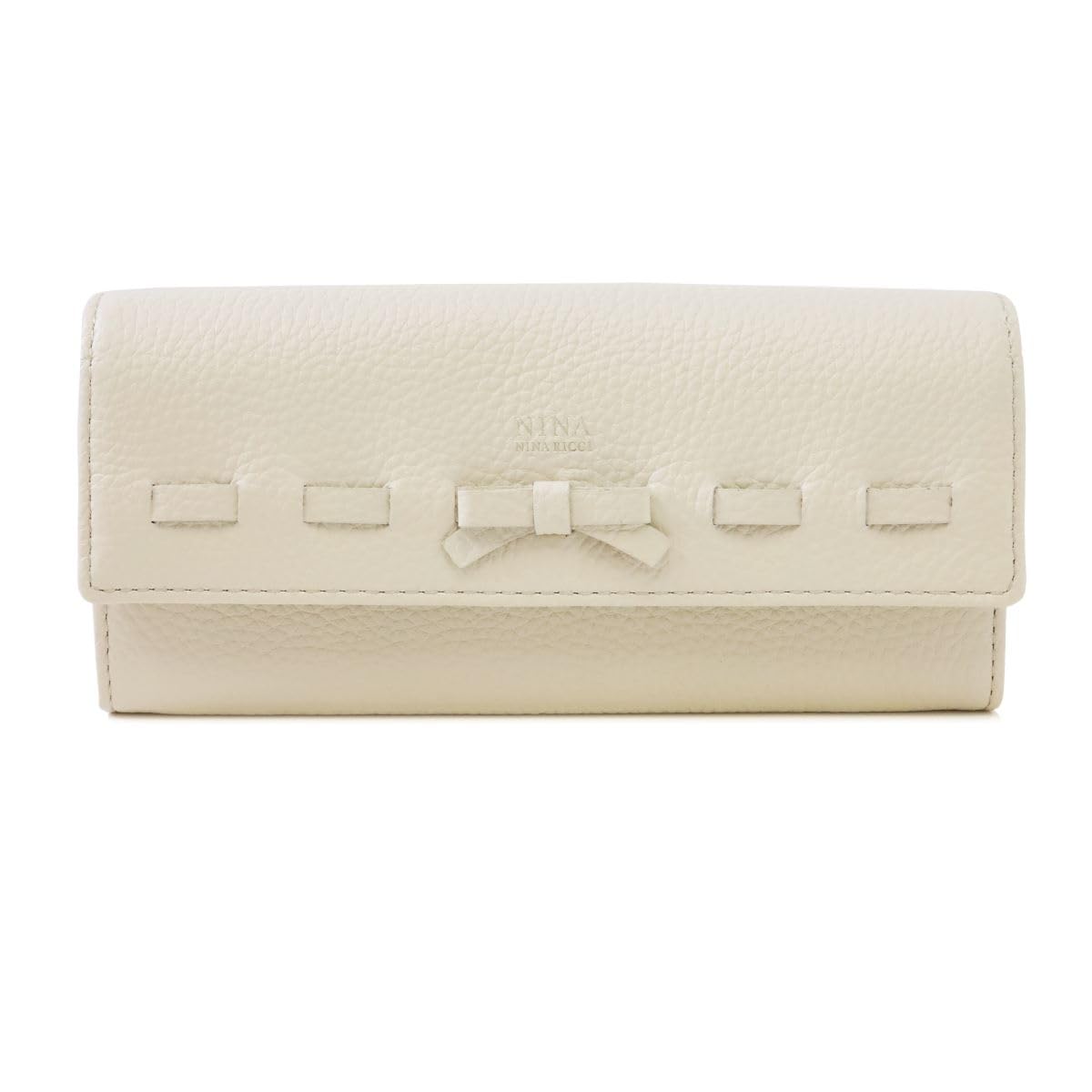 

Nina Nina Ricci Garcon Long Venus Ivory Wallet, Perse, 35-3110, слонова кістка