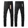 Blue Ripped Jeans High Street Casual Pants