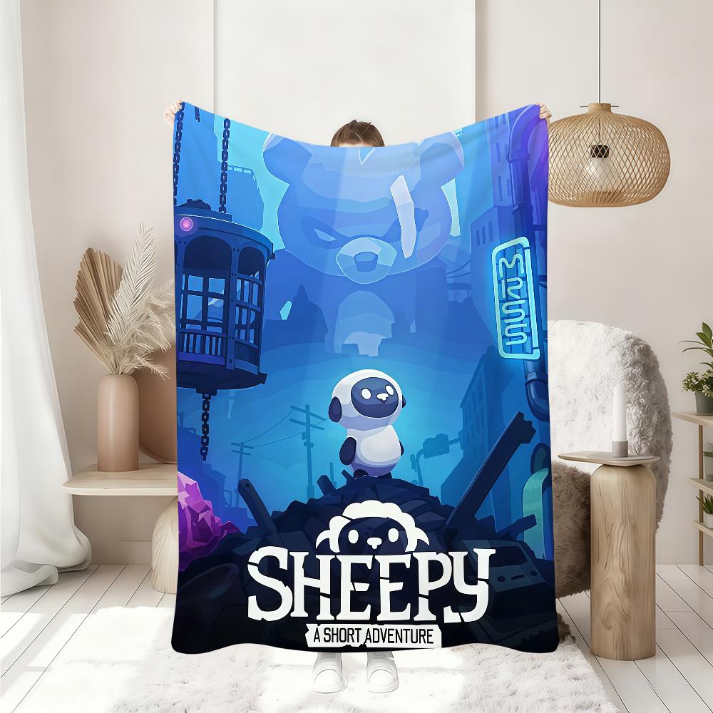 Game S Sheepy Blanket Soft Throw Blanket for Home Bedroom Bed Sofa Picnic Travel Office Rest Cover Blanket Gift