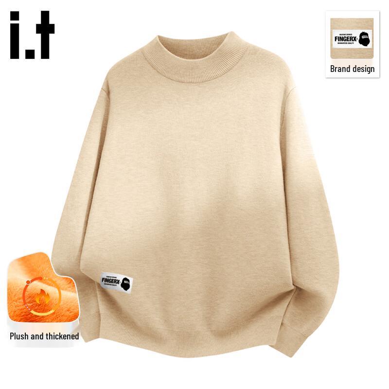 

Fingercroxx Unisex Semi-High Collar Warm Knit Sweater XL