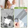 2 Roll Household Adhesive Screen Repair Tape for Doors, Windows (5 X 200cm/Roll)