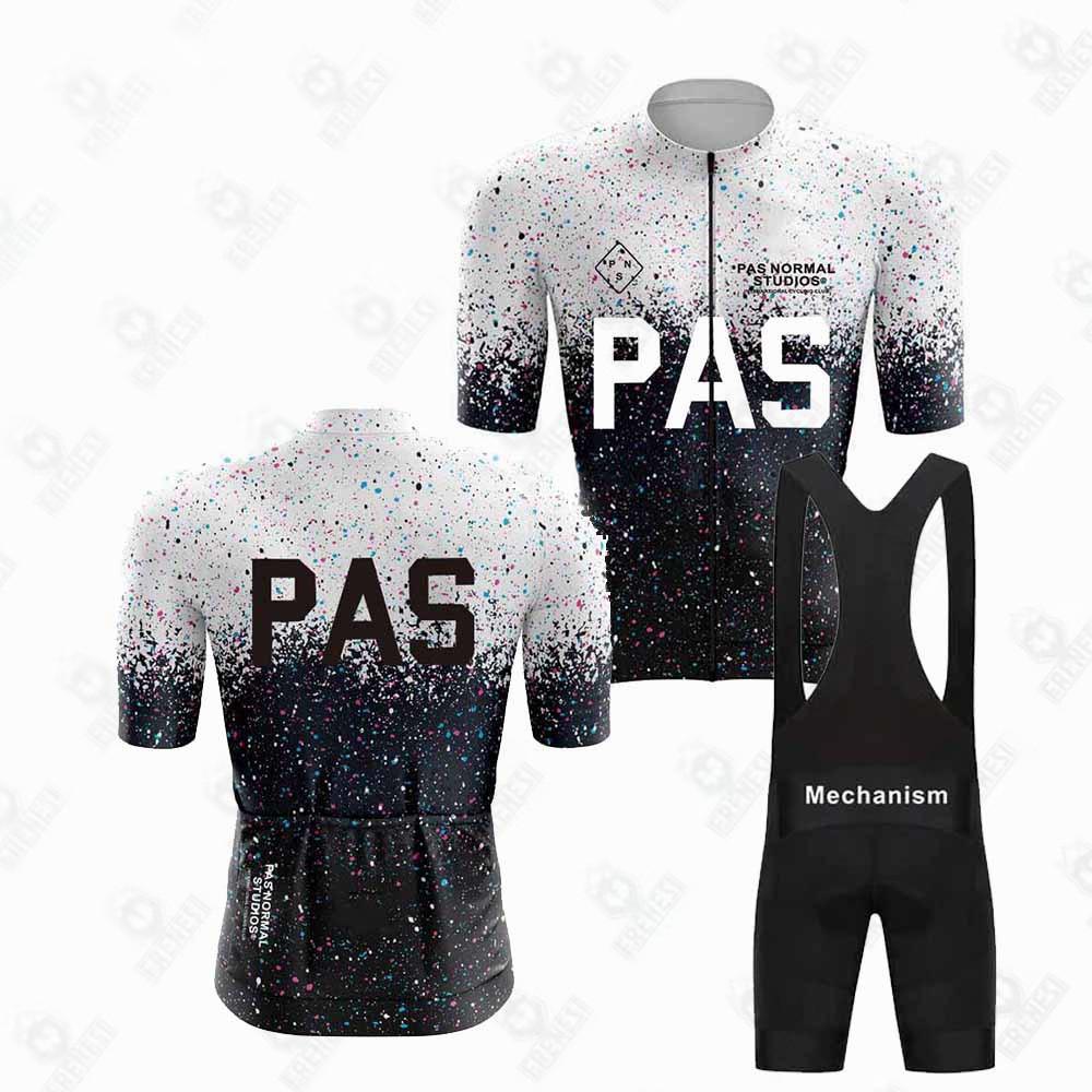 PAS Outdoor Riding Suit for Road Mountain Bike Riding Suit Summer Short Sleeve Overalls