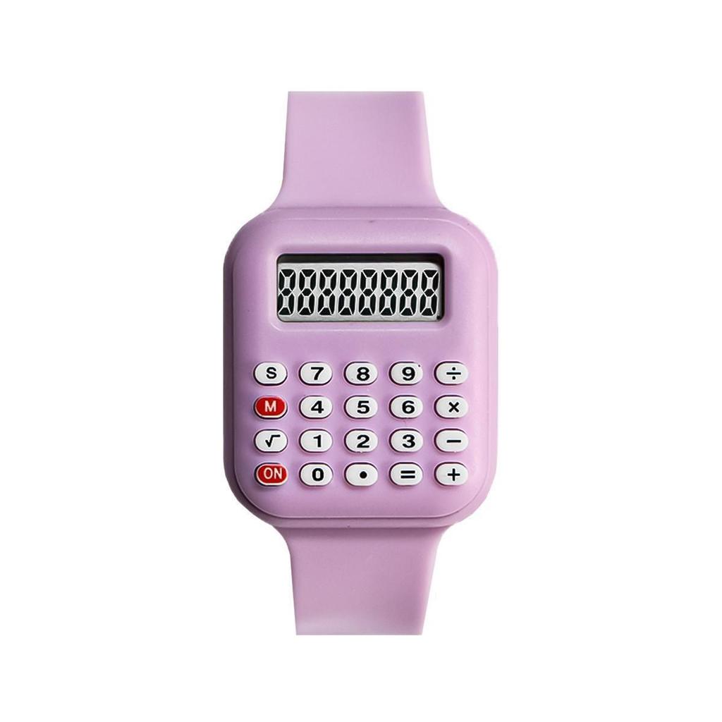 Multifunctioneel Mini Rekenmachine en Datum-Tijd Elektronisch Horloge voor Studenten en Kinderen