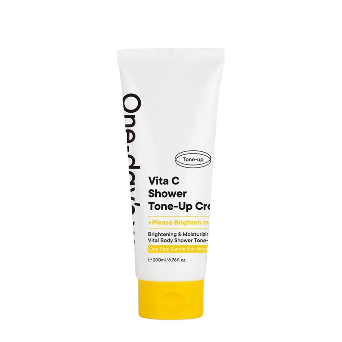 One-day s you Vita C Brightening Shower Tone-Up Cream Radiant Glow & Moisture 200ml