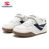 HOBIBEAR Kids' Retro German Training Shoes, Wide Fit, Velcro Mesh, Breathable, Casual Sneakers