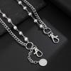 Tassel Pearl Waist Chain Turquoise Pants Chain Retro Punk Belt Chain  Jeans
