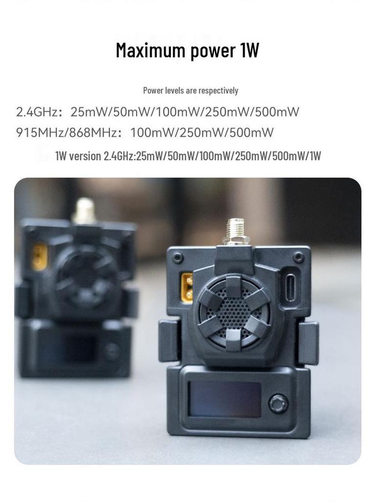 BETAFPV ELRS Micro Long-Range High-Frequency FPV Drone Signal Enhancer (2.4/915/868GHz Support)