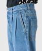 MARINE SERRE (M) Denim Straight Jeans Light Blue Light Blue Denim Straight Jeans Bl05 Light Blue