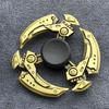 Office Desk Toys Brass Color Finger Spinner Metal Adhd Anxiety Fidget Spinner Cool Funny Hand Spinning Kids Toys