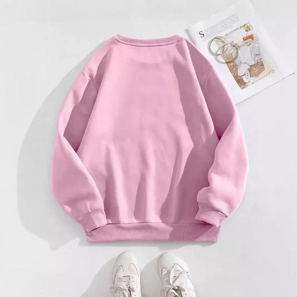 2024 Women's European & American Print Round Neck Sweater