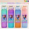 750ML KPop Demon Hunters HUNTR/X Rumi Mira Zoey Jinu Colore Degradé Tazza Acqua Bambino Borraccia con Cannuccia Saja Ragazzi Tigre Regalo