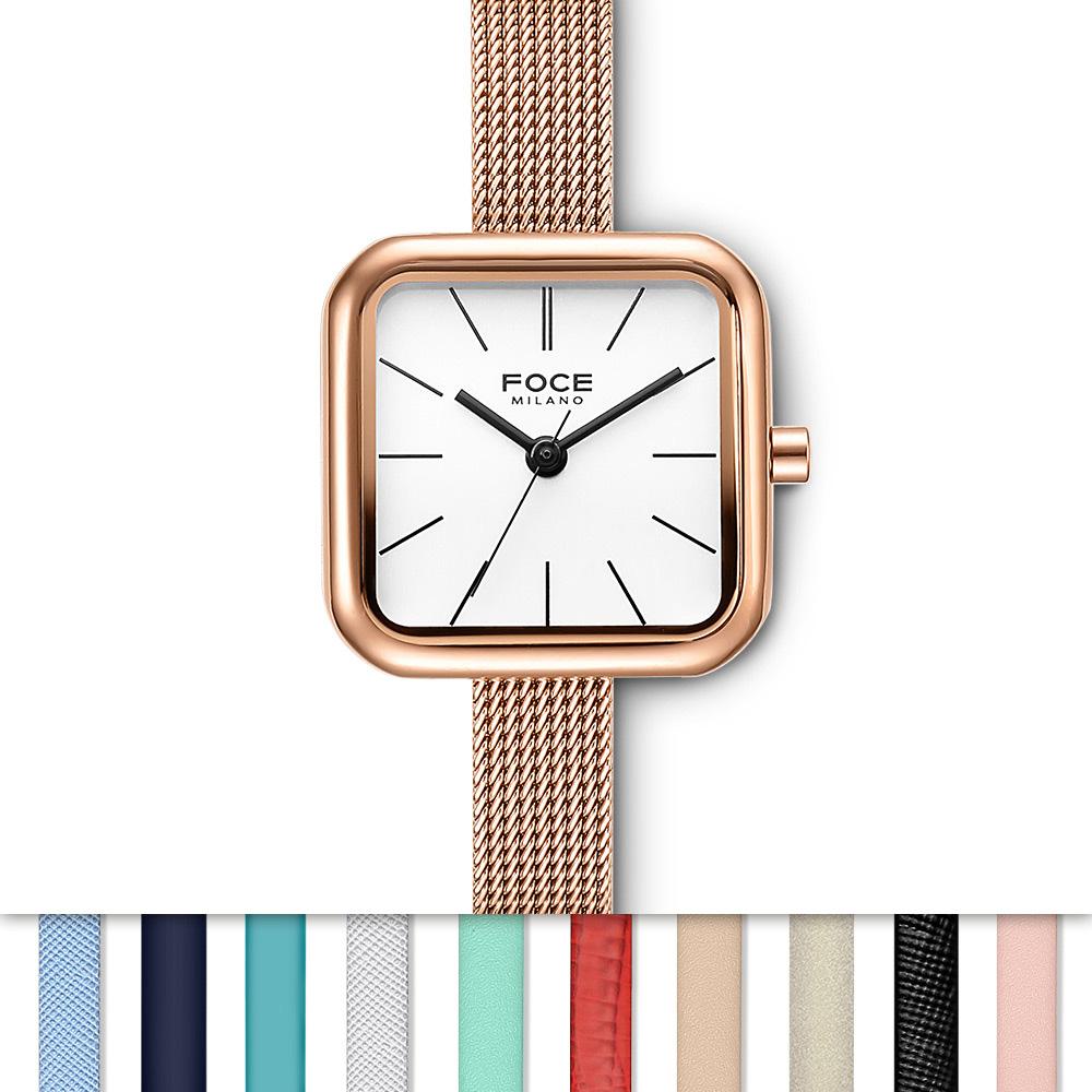 Pocheleidi Women'S Macaron Watch Changeable Band Fm2014Wrg Free Leather Band