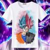 Dragon Ball Animation Derivatives Goku Vegeta Buu Frieza Printed Short Sleeve T-shirt Unisex's and Women's Fashion Cotton Top