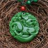 Pixiu Charms Pendant Necklace Fashion Accessories Chinese Style Natural Jade Beast Bring Lucky And Wealth Gift
