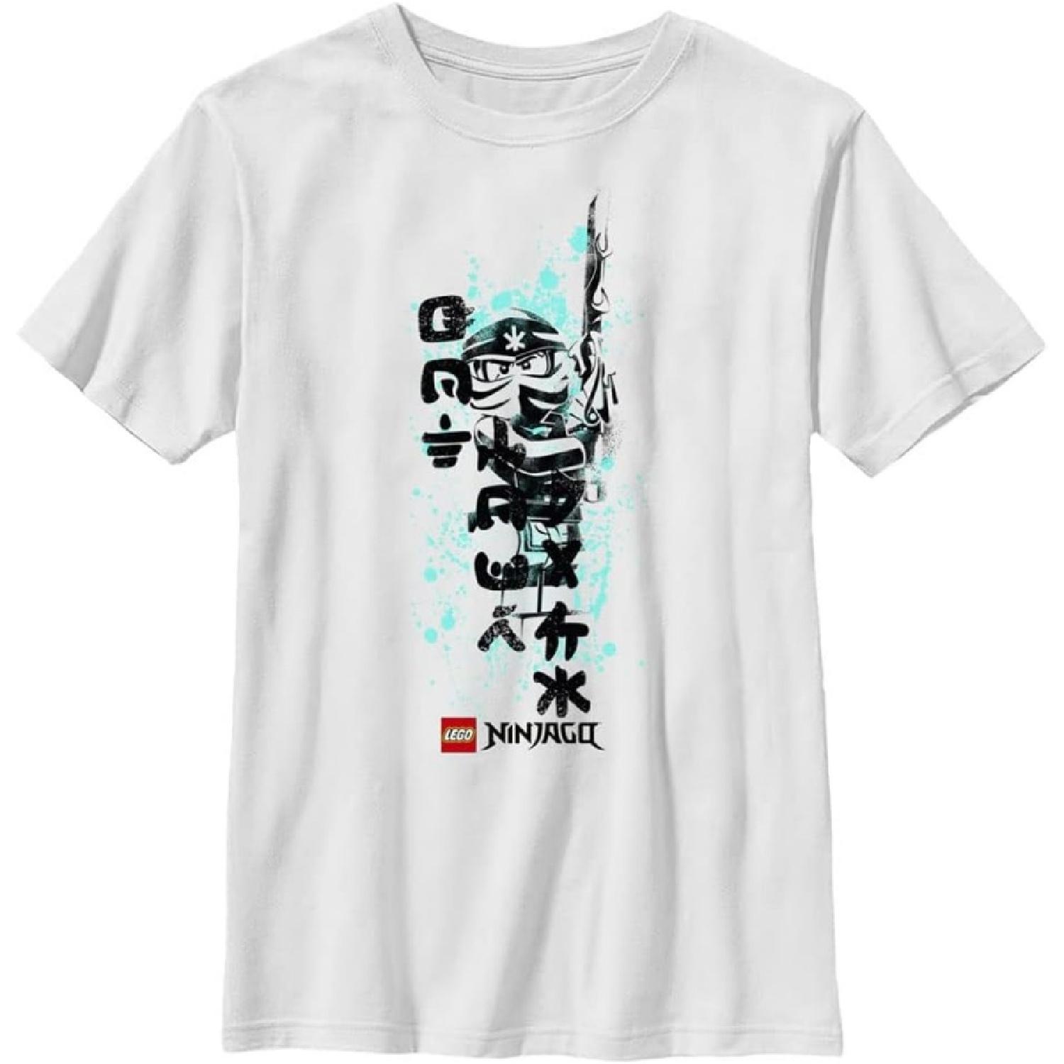 Детская футболка с коротким рукавом Fifth Sun Lego Ninjago Ниндзя Чернила для мальчиков S