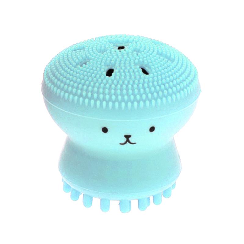 Lovely Small Octopus Shape Silicone Facial Cleaning Brush