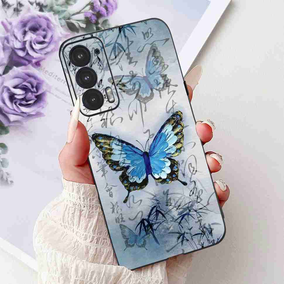 New Luxury Heart Case For Motorola Edge 20 Silicone Back Cover For Motorola Edge 20 Edge20 5G Shockproof Clear Bumper