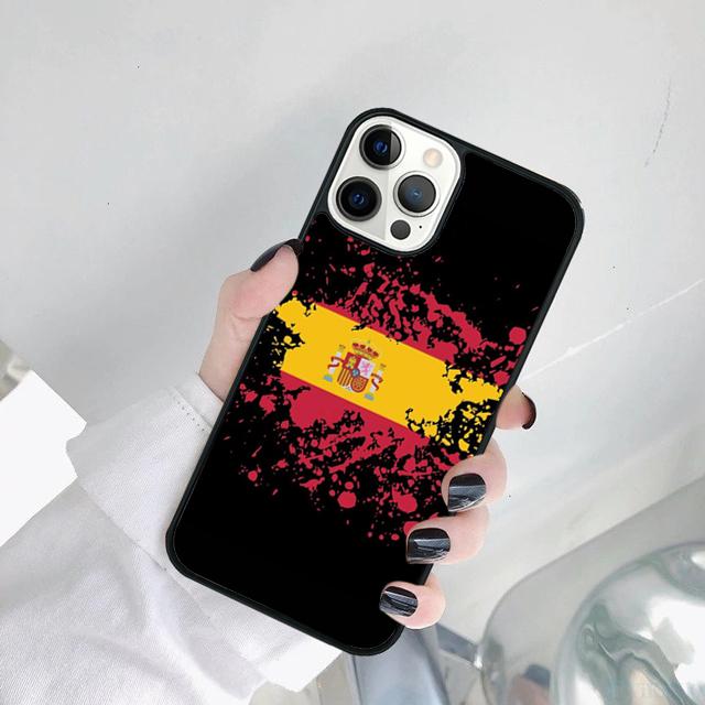 

Spain National flag Phone Case Cover For iPhone 17 Air 15 16 14 11 12 13 Pro MAX Plus iPhone 13