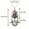 Fashionable, Cute, Versatile, Charming Triple Moon Goddess Necklace Party Christmas Creative Birthday Valentine'S Day Gift