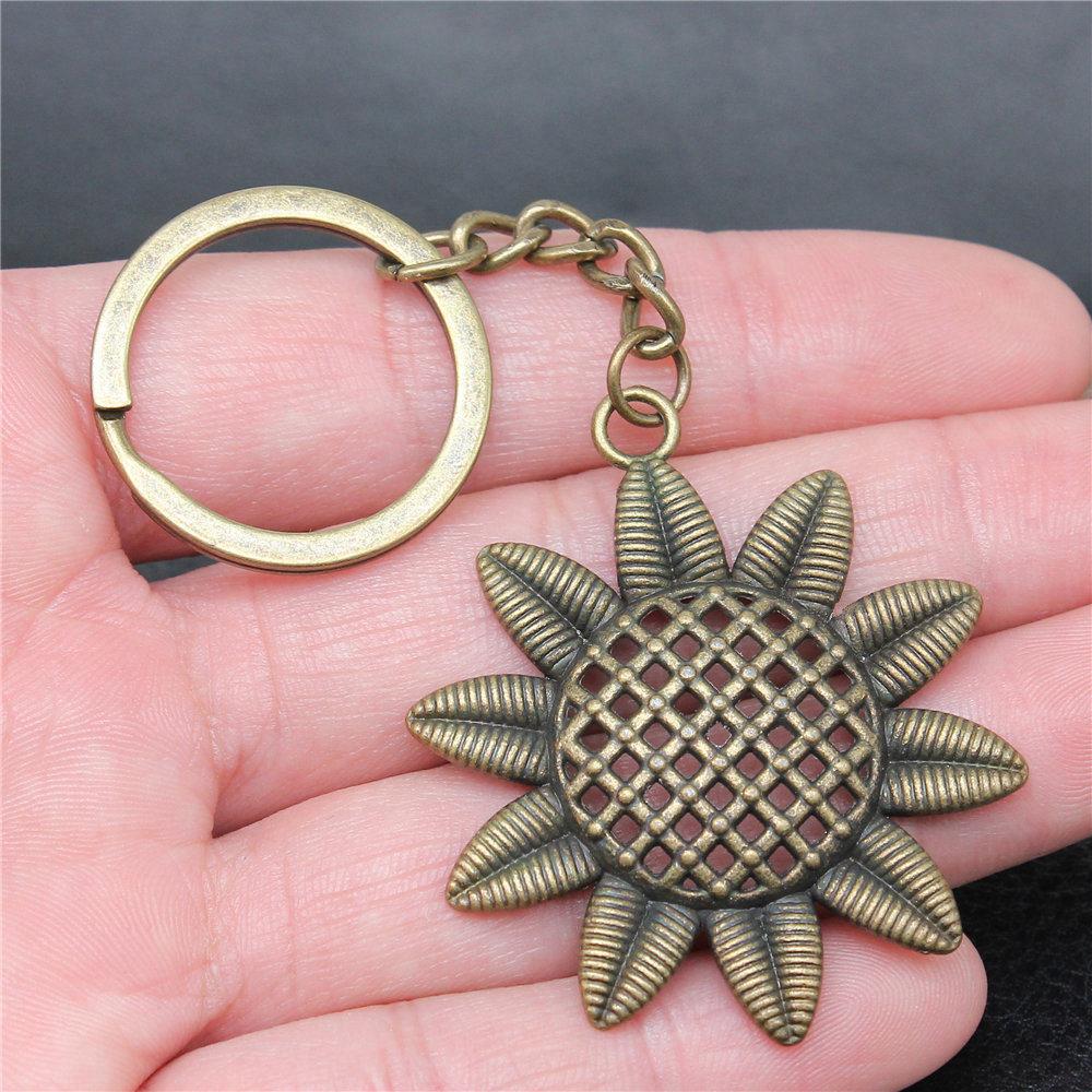 Flower of Life Symbol Sacred Geometry Keychain for Men Best Seller Boho Gift for Her Minimalist School Accessory