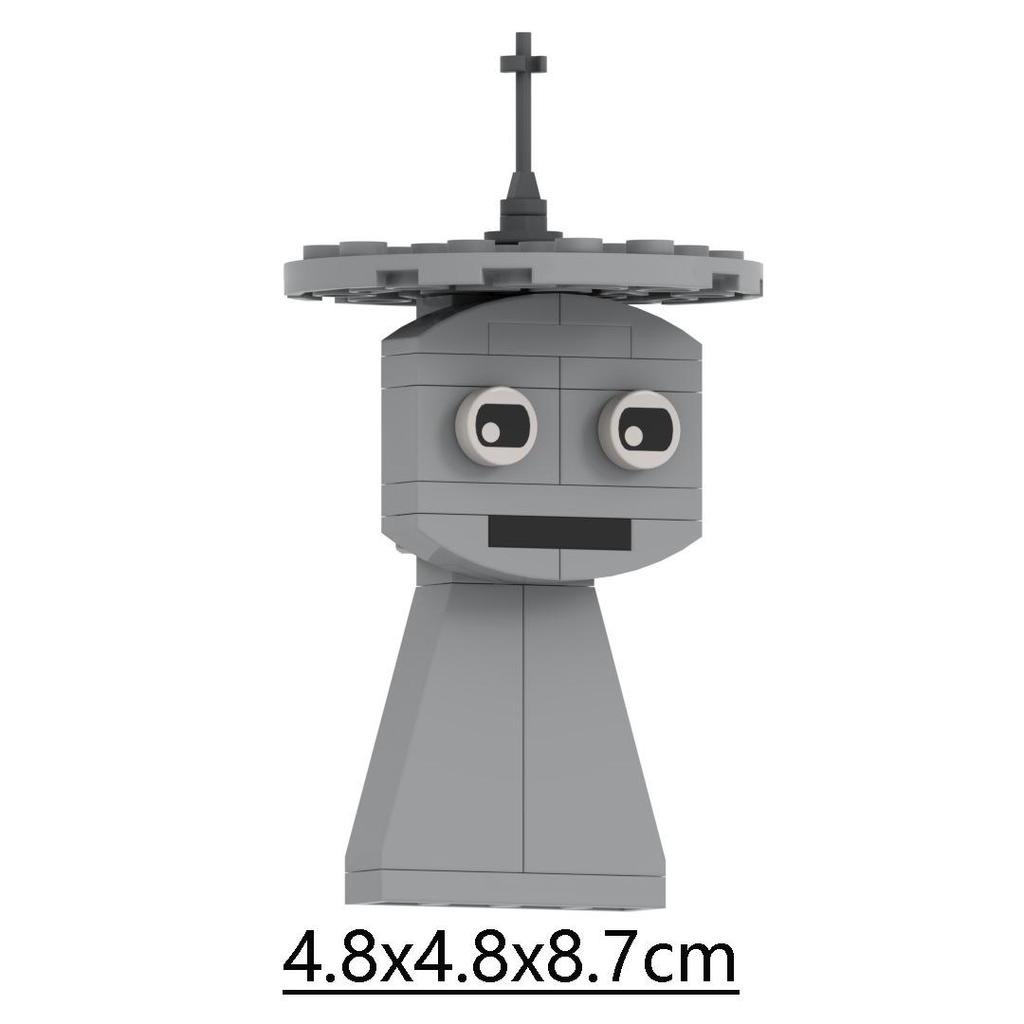 Cross New Rhythm Box Black Monster Music Game Building Block Toy Model